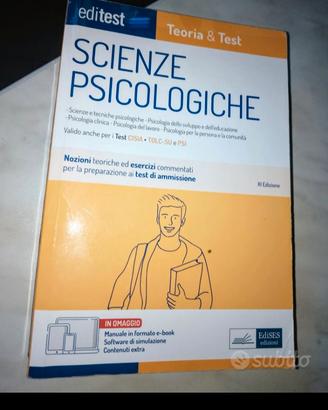 libro Tolc per la preparazione ai test di psicolog