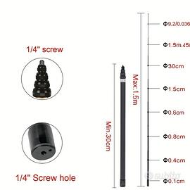 asta da 1.5 m per insta360 x5 x4 x3 x2 