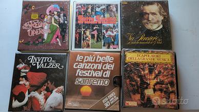 Lotto 6 Cofanetti Musicassette  Reader's Digest