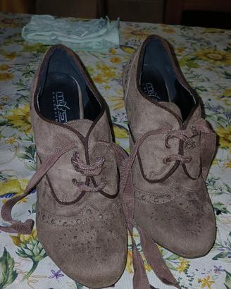 tacco 11 in pelle scamosciata MST collection