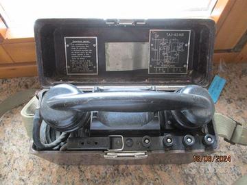 Telefono militare da campo blocco sovietico