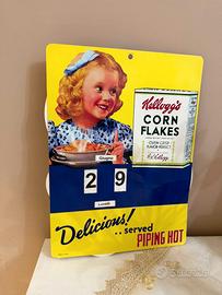 VINTAGE anni 90 - Calendario perpetuo Kellogg's