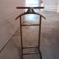 Servo muto uomo morto appendi abiti legno vintage