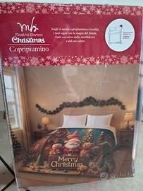 copripiumino matrimoniale natale +2 federe 