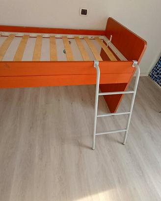 letto singolo a soppalco