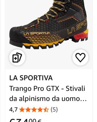 Scarponi alpinismo nuovi