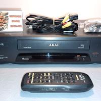 Videoregistratore vcr vhs Akai VS-G245 + SCART RCA