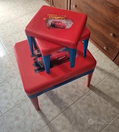 Tavolo contenitore con sedie bambino 