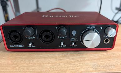 Scheda Audio USB Focusrite Scarlett 2i2 2nd Gen