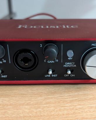 Scheda Audio USB Focusrite Scarlett 2i2 2nd Gen