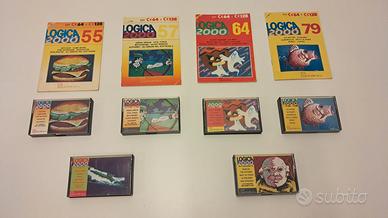 CASSETTE COMMODORE 64 LOGICA 2000 RIVISTA EDICOLA.