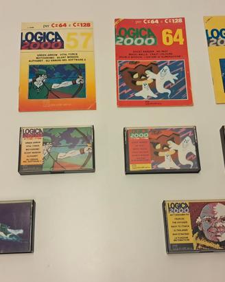 CASSETTE COMMODORE 64 LOGICA 2000 RIVISTA EDICOLA.