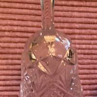 Campanello vintage in vetro cristallo