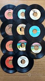 Vecchi dischi in vinile anni 70.