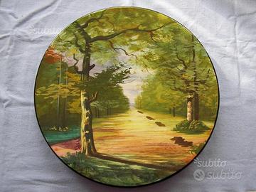 Antico piatto Faenza 1947