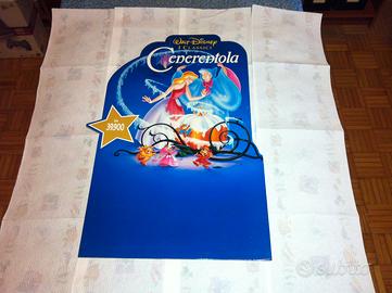 Cartonato Promozionale Disney VHS Cenerentola