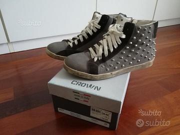 Scarpe borchie crown