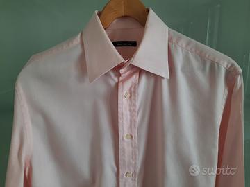 Camicia alea cotone maniche lunghe rosa
