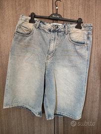 bermuda jeans uomo taglia 50