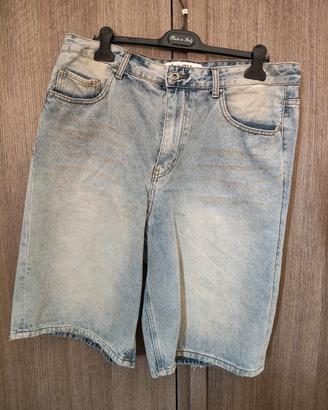 bermuda jeans uomo taglia 50