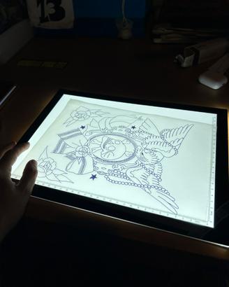 led lightpad per tatuaggi, disegni e altro