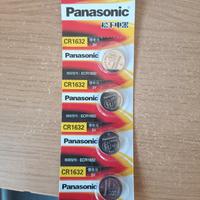Batteria Panasonic litio CR1632 4 pezzi