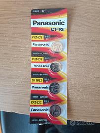 Batteria Panasonic litio CR1632 4 pezzi