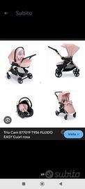 trio passeggino CAM fluido cuori nuovo