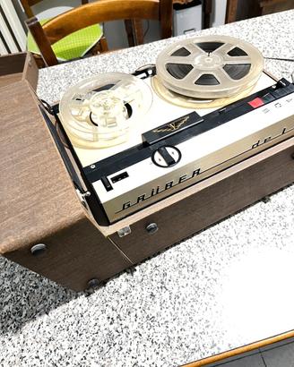 Registratore a bobine vintage GRUBER DE LUXE  anni