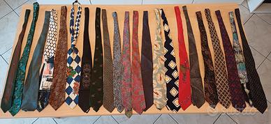 Cravatte seta made in italy vintage