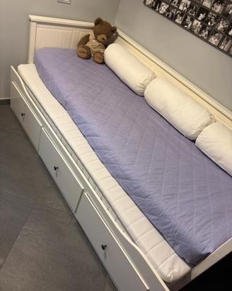 DIVANO LETTO doppio, SCRIVANIA e SEDIA CORDINATE