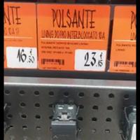 Pulsante saliscendi Bticino 