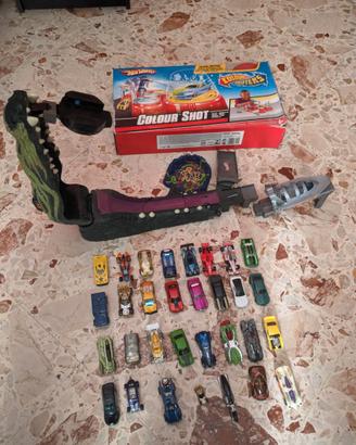 Lotto Hot Wheels Colour Shifters con pista Colour