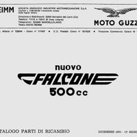 Catalogo Pezzi Ricambio Vari Moto Guzzi d'epoca