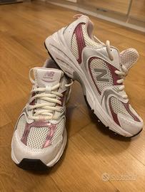 New Balance running 530 bianche e rosa