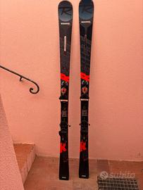 sci rossignol react 8 titanal 168 cm raggio 14