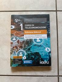 Libro Telecomunicazioni  edizione Gialla