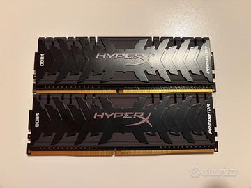 RAM DDR4 HyperX Predator 2x8gb 16gb 16 gb
