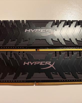 RAM DDR4 HyperX Predator 2x8gb 16gb 16 gb