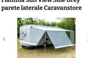 Parete laterale tendalino camper