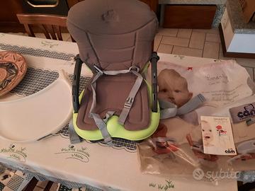 seggiolino  con cuscino x pappa