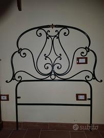 Testiera Letto singolo ferro battuto