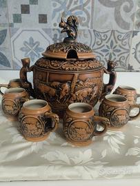 Servizio da bowle vintage Gerz Germania