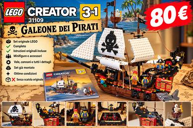 LEGO CREATOR 31109 – GALEONE DEI PIRATI
