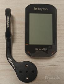 GPS Bryton 420 + staffa manubrio 