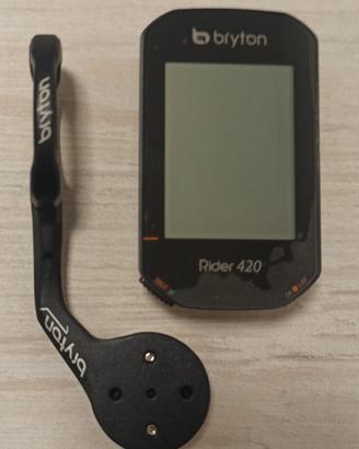 GPS Bryton 420 + staffa manubrio 
