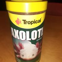 acquario mangime axolotl