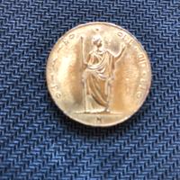 Medaglia-Moneta da Lire 5 Gov.  Provv. Lomb. 1848