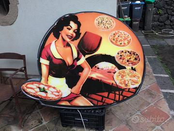 Insegna vintage per pizzeria