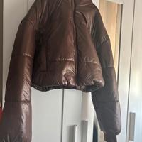 Bomber marrone corto